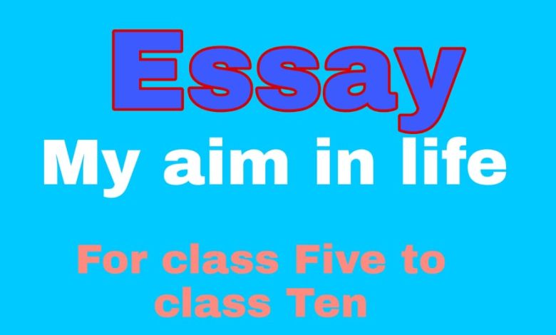 My aim in life Essay review