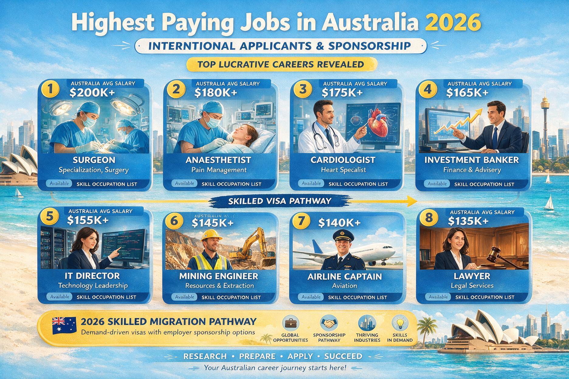 Highest Paying Jobs in Australia 2026